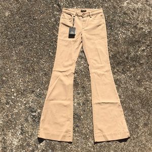 Stylish Massimo Dutti Flared Khaki Chinos